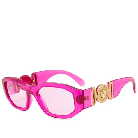 versace pink pille|versace pink sunglasses.